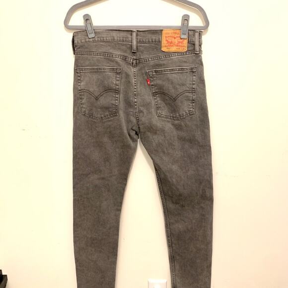 Levi’s 510 Gray Straight Leg High Rise Jeans 31 - Picture 9 of 10